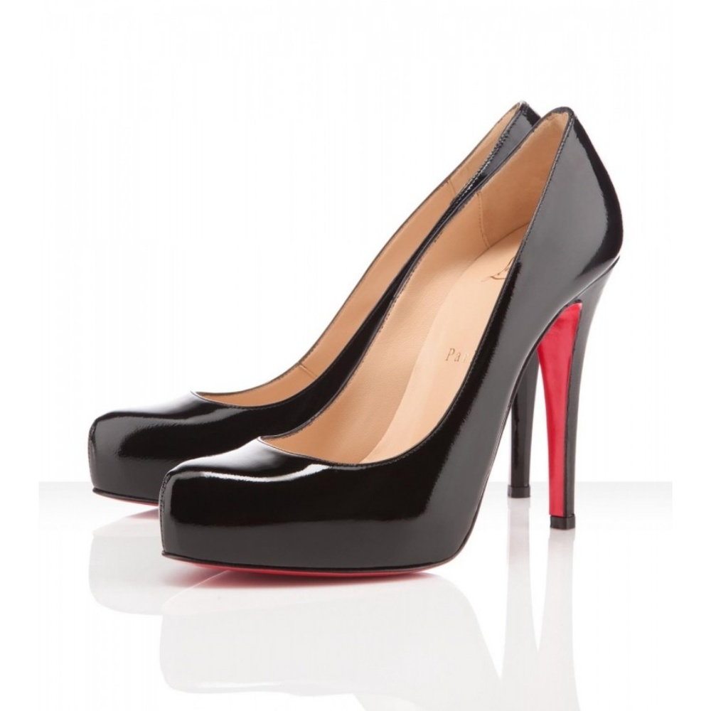Christian Louboutin Black Rolando Platform Pump